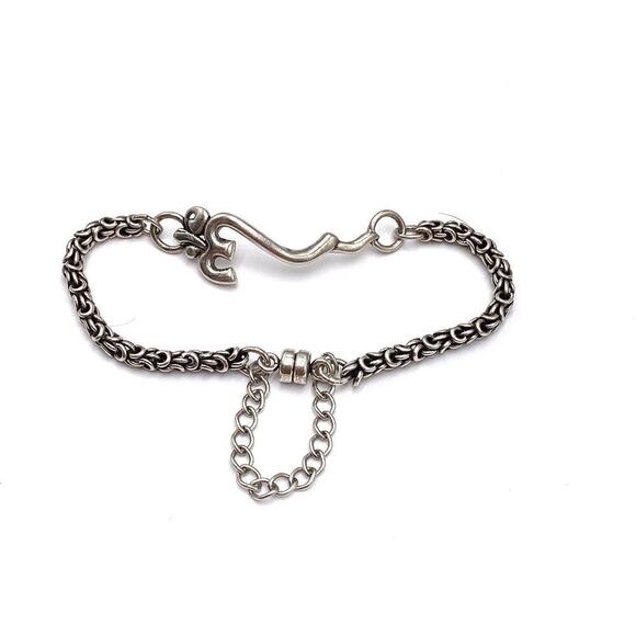 Alex And Ani Om Magnetic Bracelet Rafaelian Silver 7” - Picture 1 of 3